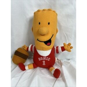 Vintage 2000 Sonic Drive In Wacky Pack Plush Junior 10"‎ Doll